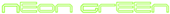 Neon Green Logo Style