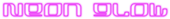 Neon Glow Logo Style