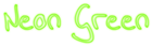 Neon Green Logo Style