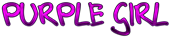 PURPLE GIRL Logo Style