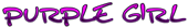 PURPLE GIRL Logo Style