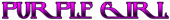 PURPLE GIRL Logo Style