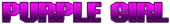 PURPLE GIRL Logo Style