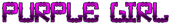 PURPLE GIRL Logo Style