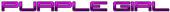 PURPLE GIRL Logo Style