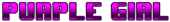 PURPLE GIRL Logo Style