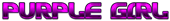 PURPLE GIRL Logo Style