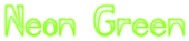 Neon Green Logo Style