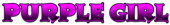 PURPLE GIRL Logo Style