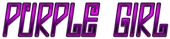 PURPLE GIRL Logo Style