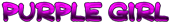 PURPLE GIRL Logo Style