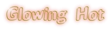 Glowing Hot Logo Style