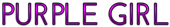 PURPLE GIRL Logo Style