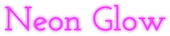 Neon Glow Logo Style