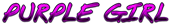 PURPLE GIRL Logo Style