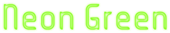 Neon Green Logo Style