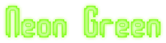 Neon Green Logo Style