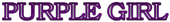 PURPLE GIRL Logo Style