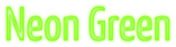 Neon Green Logo Style