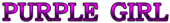 PURPLE GIRL Logo Style