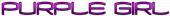 PURPLE GIRL Logo Style