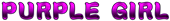 PURPLE GIRL Logo Style