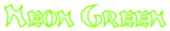 Neon Green Logo Style