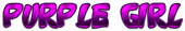 PURPLE GIRL Logo Style