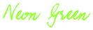 Neon Green Logo Style