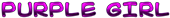 PURPLE GIRL Logo Style