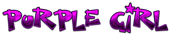 PURPLE GIRL Logo Style