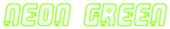 Neon Green Logo Style