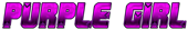 PURPLE GIRL Logo Style