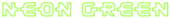 Neon Green Logo Style