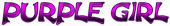 PURPLE GIRL Logo Style