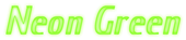 Neon Green Logo Style