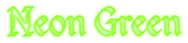 Neon Green Logo Style