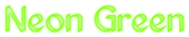 Neon Green Logo Style