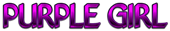 PURPLE GIRL Logo Style