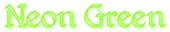 Neon Green Logo Style