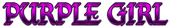 PURPLE GIRL Logo Style