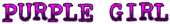 PURPLE GIRL Logo Style