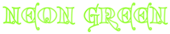 Neon Green Logo Style