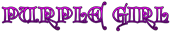 PURPLE GIRL Logo Style