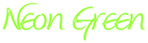 Neon Green Logo Style