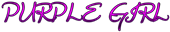 PURPLE GIRL Logo Style