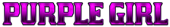 PURPLE GIRL Logo Style