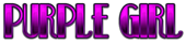 PURPLE GIRL Logo Style