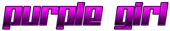 PURPLE GIRL Logo Style