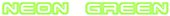 Neon Green Logo Style